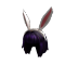 Bunny Headband with Purple Hair
