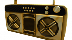 Golden Super Fly Boombox