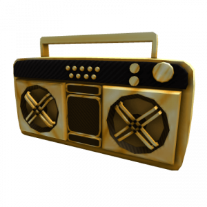 Image of Golden Super Fly Boombox