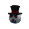 Angry Snowman Head