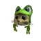 Frog Cat Hat
