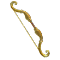 Image of Golden Bow and Arrow