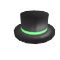 Image of Green Banded Top Hat