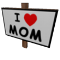 Image of I Heart Mom Sign