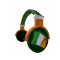 Irish Flag Headphones