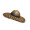 Leopard Socialite Hat