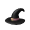 Pink and Black Wizard Hat