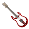 Image of Red Rock Star Guitar