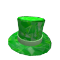 Sparkle Time Emerald Top Hat