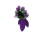 Violet Flower Hood