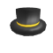 Yellow Banded Top Hat
