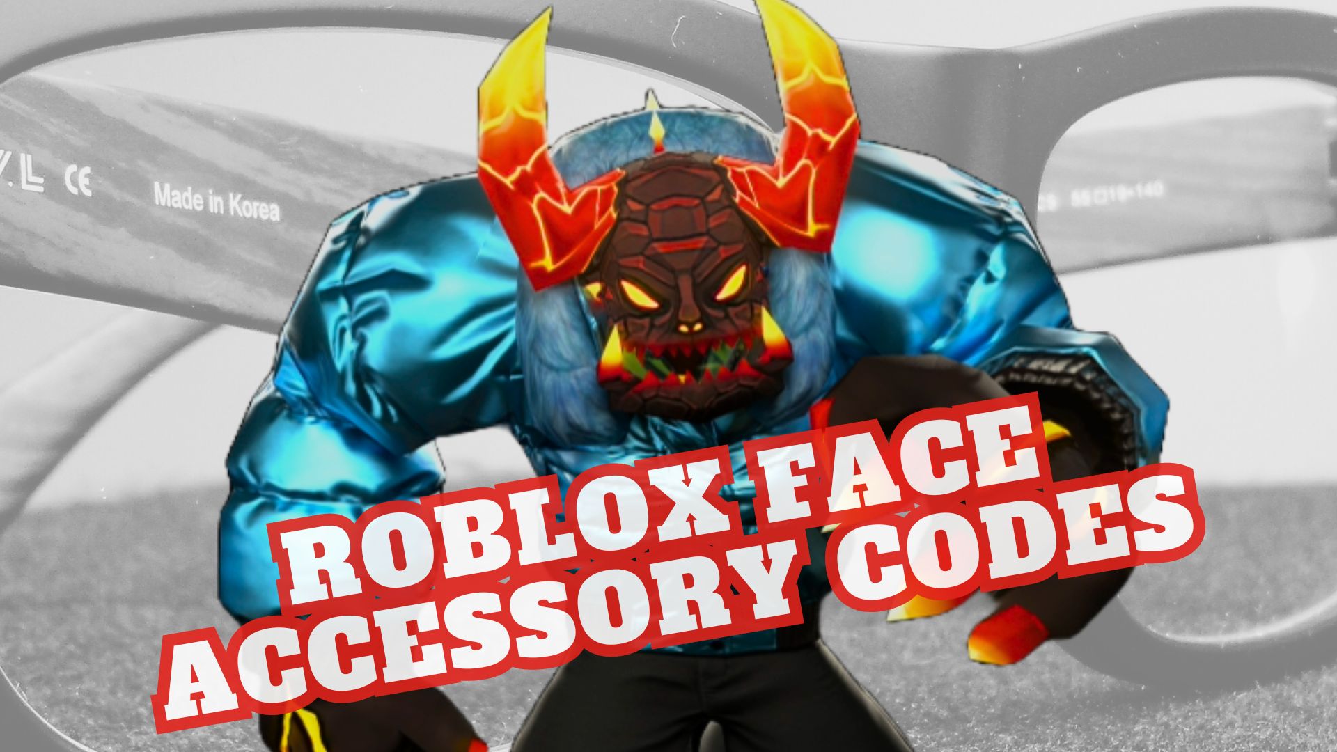 Roblox face accessories