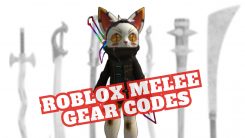Roblox melee gear IDs February 2024