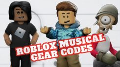 Roblox musical gear IDs March 2024
