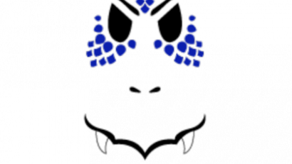 Blue Ultimate Dragon Face