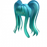 Image of Blue Magical Fairy Pigtails