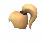 Image of Blonde Ponytail Hair