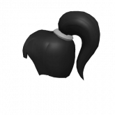 Image of Black Ponytail Hair