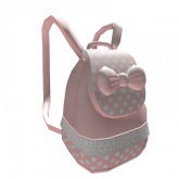 Image of Cute Bow Backpack (Pink)