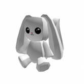 Image of White Bunny Backpack