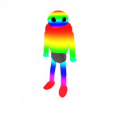 Image of Baby Rainbow Glowing Goober!
