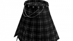 Black belt Plaid Grunge Tennis School Skirt