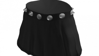Cute Black Goth Pleated Skirt
