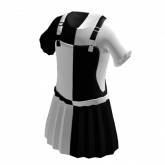 Image of 🍬 Half Black White Overall Dress 🍬
