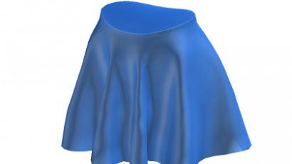 🔵 Blueberry Maiden Skirt Blue