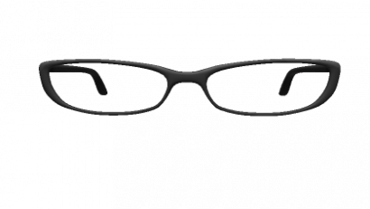 ♡︎ secretary glasses (black) ♡︎