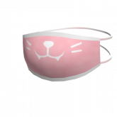 Image of Kitty Face Mask in Pink