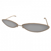 Image of White Cat Eye Aesthetic Sunglasses