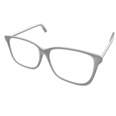 Image of White Reading Glasses