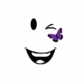 Image of Purple Butterfly Smile