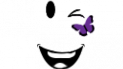 Purple Butterfly Smile
