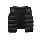 Image of Black Puffer Vest 1.0