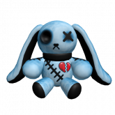 Image of Blue Aesthetic Bunny Plush