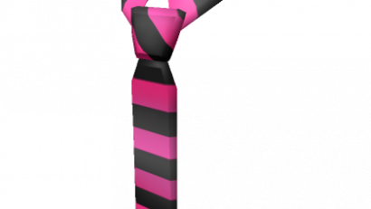 Pink & Black Striped Tie (3.0)