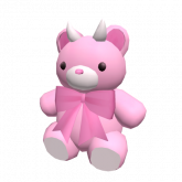 Image of Pink Demon Teddy Bear