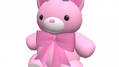 Pink Demon Teddy Bear