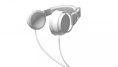white connected headphones (3.0)