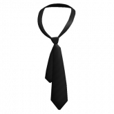 Image of Y2K Loose Messy Tie Black