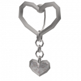 Image of Y2K Silver Heart Belly Piercing