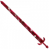 Image of Red Sparkle Time Claymore