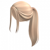 Image of Aesthetic blonde ponytail