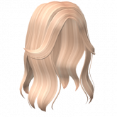 Image of Aesthetic Split Bangs Hair in Blonde