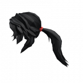 Image of Black Action Ponytail