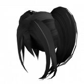Image of Black Cutesy Pigtails