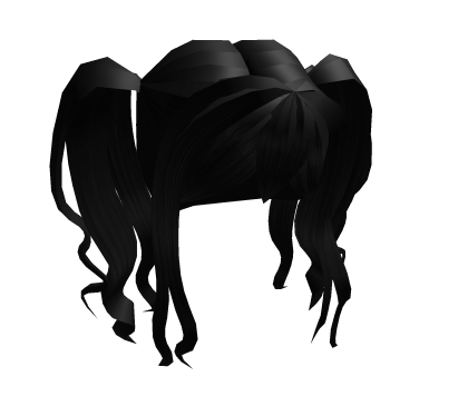 Black Wavy Hair - Roblox ID