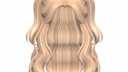 Blonde Cute Wavy Hair with Short Pigtails